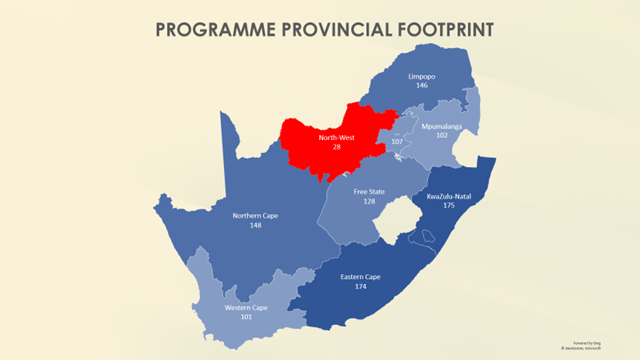 MSEP Provincial Footprint